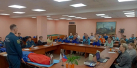 На Брянском машиностроительном заводе провели занятие по пожарной безопасности - МЧС