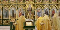 В Троицком соборе Кургана состоялась архиерейская Литургия - Епархия