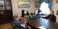 Встреча митрополита Иосифа с директором регионального отделения ПСБ - Улан-Удэнская и Бурятская епархия