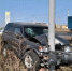 В Волжском Mitsubishi Pajero вылетел с дороги и врезался в рекламный щит - Блокнот Волжского