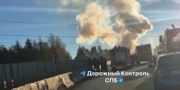 На подъезде к порту Усть-Луга полыхал бензовоз - Кингисепп-сегодня.рф
