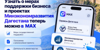 Узнать о мерах поддержки бизнеса и проектах Минэкономразвития Дагестана теперь можно в MAX - Минцифры РД