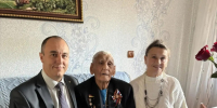 Почетного гражданина Георгия Хасанова поздравили со 106-летием. - Администрация города