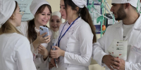 Студенты ПМФИ — филиала ВолгГМУ на акции «Ночь в поликлинике № 1» - ПМФИ
