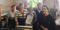 В Алькеево партийцы поздравили землячку с 90-летием - Единая Россия