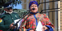 На фото - торжественное открытие празднования юбилея Свято-Никольского соборного храма в Верхнеуральске. Автор фото - Наталья Маврина, Верхнеуральская телерадиостудия, Изображение. - Правительство Челябинской области