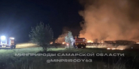 Огонь все же зашел с другой стороны - в Самарской области тушили крупный пожар - КТВ-ЛУЧ