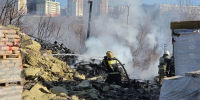 Опубликованы фото с места пожара в магазине стройматериалов в Нижнем Новгороде - фото 1 - vGorodeN.Ru