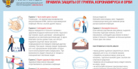 Правила защиты от гриппа и ОРВИ - Неверкинский район
