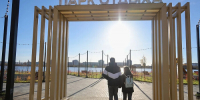 В Северодвинске открыли рекреационную зону рядом с ЖК «Квартал 100» - ИА Dvina29