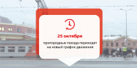 В Ленобласти и Петербурге поменяется расписание электричек с 25 октября - 47Channel.Ru