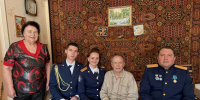Сотрудники следственного управления СК России по Ульяновской области поздравили участника Великой Отечественной войны Ивана Алексеевича Щербенева со 100-летним юбилеем - Следственный комитет