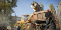 В Курске сносят аварийный дом на Сумской улице - Курская правда