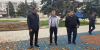 Хачим Мамхегов проверил ход работ на городских объектах - Городской округ Баксан