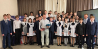 Ветеран спецоперации Виктор Куликов провёл «Урок мужества» в родной школе - Столица С