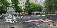 В Вологодской области завершили благоустройство всех дворов, запланированных на год - OnlineVologda.Ru