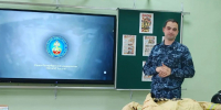 Сотрудник ИК-14 рассказал школьникам о буднях пожарного - УФСИН