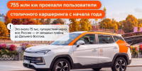 Привычные маршруты, а в сумме — впечатляющий путь. Сколько проехали пользователи столичного каршеринга с начала года? - Департамент транспорта