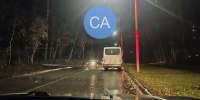 Штормовой ветер до 23 м/с повалил сосны и вызвал затор в Новосибирске - Сиб.фм