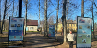 На стендах представлена информация о значимых личностях, памятных местах и событиях Хвойнинского округа - Новгородские Ведомости