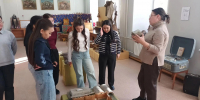 Студенты ТувГУ в Музее истории и материальной культуры народов Центральной Азии - ТувГУ