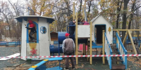 В «Прибрежном» демонтируют старый игровой комплекс — площадку временно закрыли - Ulyanovsk.Express