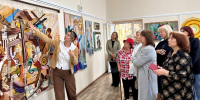Переплелись нити и краски в работах художницы - ЦБС г.о. Сызрань