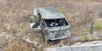Под Печорой «буханка» улетела в кювет - Bnkomi.Ru