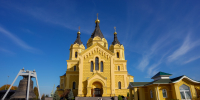 В алтарной части Александро-Невского кафедрального собора Нижнего Новгорода идет третий этап мозаичных работ  - Нижегородская епархия