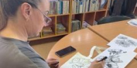 Монохромная роспись - ЦБС им. Н.Г. Чернышевского