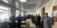 В Тахтамукайском районе автоинспекторы провели профилактическую беседу с личным составом Росгвардии. - Тахтамукайский район