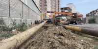 В Махачкале на улице Эльзы Ибрагимовой идут восстановительные работы на газопроводе - Махачкалинские известия