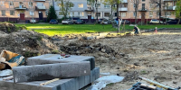 В Светлом начались работы по обустройству новой детской игровой и спортивной площадки - Единая Россия