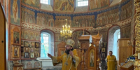 Архиерейское богослужение в Троицком кафедральном соборе г. Щигры. - Щигровская епархия