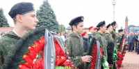 На мемориальном комплексе в Старобжегокае провели памятную акцию - ИА Адыгея Сегодня
