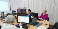 Уверенный шаг в цифру: как в библиотеке Рутмана учили работать в Word и находить нужную информацию - ЦБС Советского городского округа