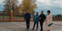 Александр Чепик посетил ключевые объекты в посёлке Кшенский. - Советский район