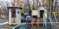 В парке «Прибрежный» в Ульяновске обновляют центральную детскую площадку - Комсомольская правда