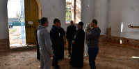 Епископ Максим совершил чин освящения накупольных крестов - Елецкая епархия
