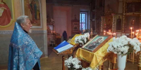 Молитва о воинах и святой Руси под сводами Успенского храма г. Мглина - Мглинское благочиние