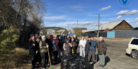 Забота начинается с чистоты:  сотрудники отдела соцзащиты населения по Заиграевскому району провели субботник. - Министерство соцзащиты