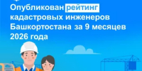 Опубликован рейтинг кадастровых инженеров Башкортостана за 9 месяцев 2026 года - Давлекановский район