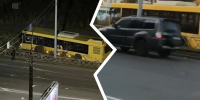 В Ярославле пассажирский автобус вылетел на тротуар - YarNews.Ru