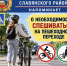 Госавтоинспекция напоминает: велосипедист, подъезжая к пешеходному переходу, обязан спешиться. - Газета Заря Кубани