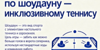 Теннис на слух и командный дух: приглашаем на инклюзивный турнир по шоудауну! - Wyksa.Ru