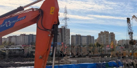 В Петербурге на строительстве «Каменки» выполнена большая часть стены в грунте - Spbdnevnik.ru