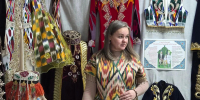 В Библиотеке им. Н.В. Гоголя открылась национальная выставка узбекской культуры и традиций - Администрация города