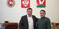 Айдар Шамсутдинов встретился с участником СВО из Азнакаево - Единая Россия