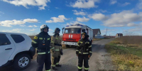 В Кургане продолжаются профилактические отжиги сухой травы - Администрация г. Курган
