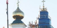 На колокольню Благовещенского храма Костромы установили главу и крест - Северная правда
